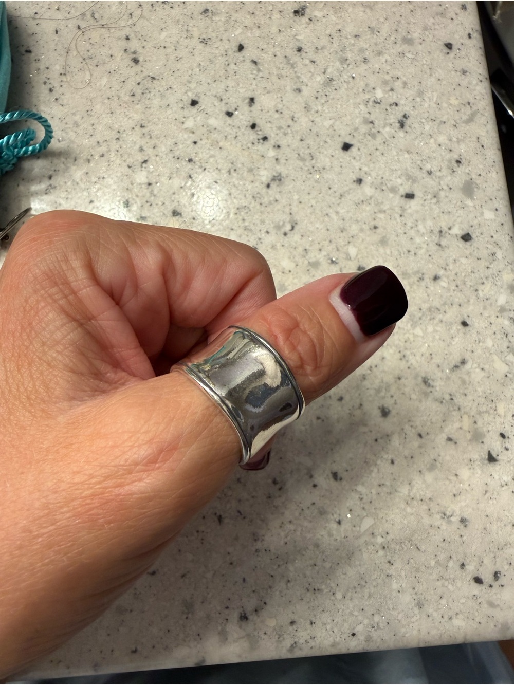 Silpada Hammered Cuff Ring